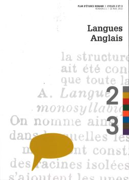 [10553] Plan d’Etudes Romand «anglais»  (CATARO 061005)