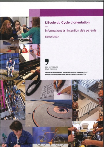 [10641] Brochure d'information L' Ecole du Cycle d'orientation Edition 2023