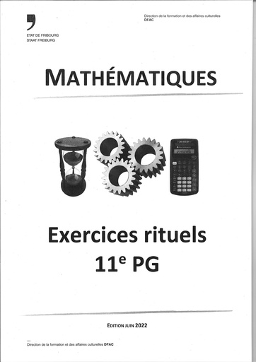 [12926] Exercices rituels de maths 11 ème PG