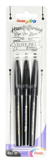 Feutres pinceau «Brush Sign Pen», set de 3 pces