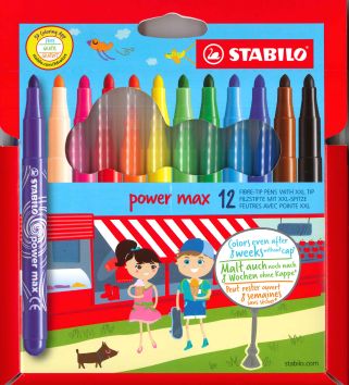 Feutres Stabilo Power Max, assortiment