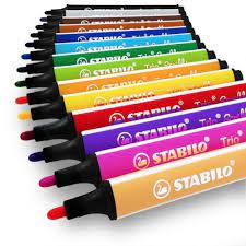 Feutres Stabilo Trio Scribbi, assortiment