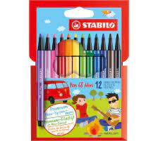 Mini-feutres Stabilo Pen 68, assortiment