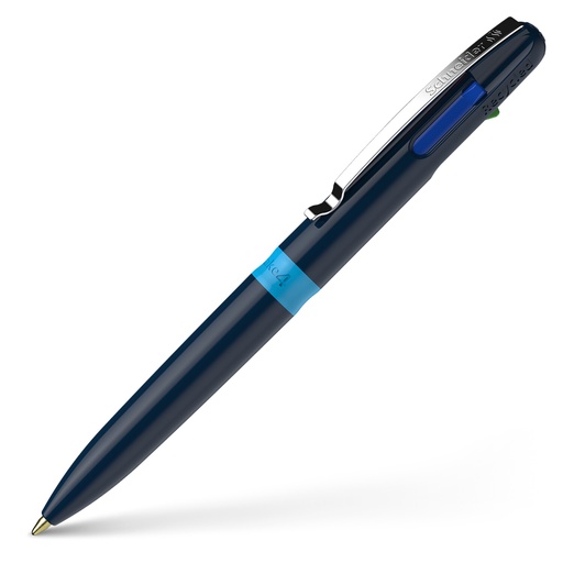 [67.267] Stylo à bille Schneider Take 4, 4 couleurs - bleu