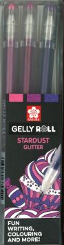 Ge-Tintenroller Stardust Glitter 3 Stück