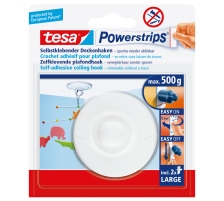 [89.120.81] Powerstrips® tesa crochet pour plafond et 2 étiquettes