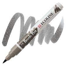 [93.149.718] Ecoline Brushpen gris chaud