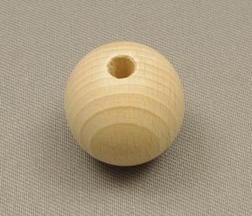 [81.108.4040] Boules en bois ø 40 mm avec trou traversant (3 pièces)