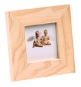 Cadre photo en bois verre inclus