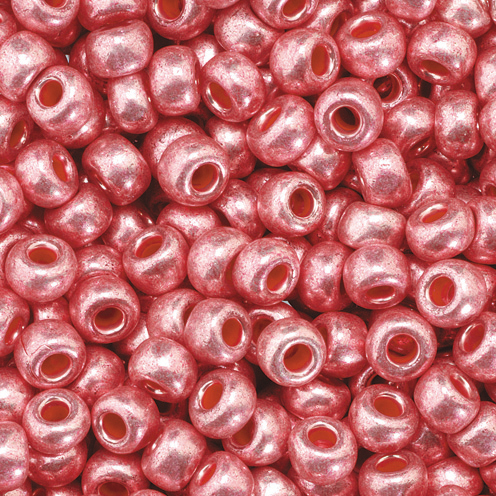 Perles rocailles métallisées 3.5 mm 17 g