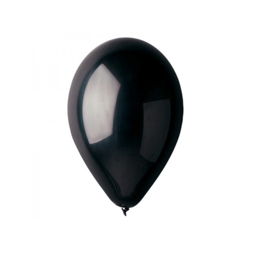 [83.350.12] Ballons ø 30 cm noir métallic 25 pièces