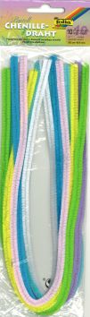 [81.102.97] Cure-pipes 50 cm long ø 8 mm assortiment pastel 10 pièces