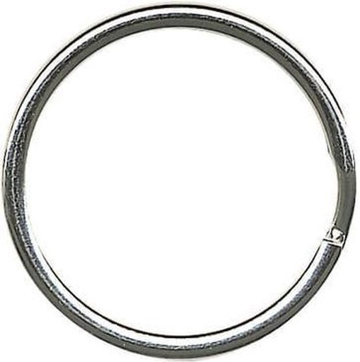 [89.950] Anneaux pour porte-clé argent ø 25 mm - 100 pièces