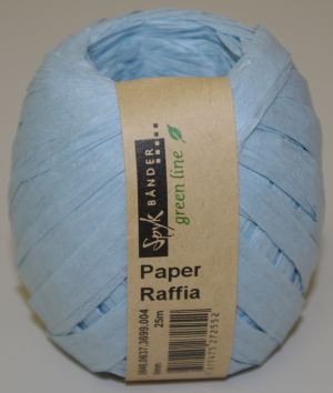 Ruban papier raphia 6 mm/25 m