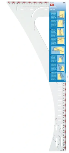 [74.150] Winkeldreieck zum Schneidern 60 x 24 cm