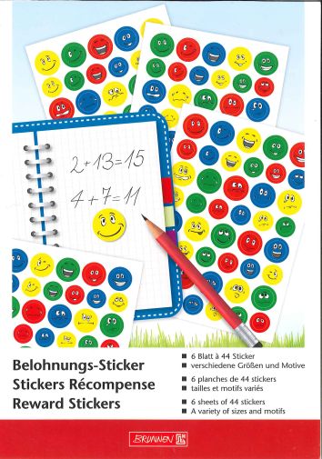 [90.275] Klebeformen Smiley (264 Teile)