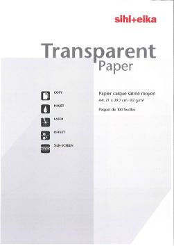 [65.103] Papier calque A4, 82 g/m2, satiné moyen (100 fles) (CATARO 021512)