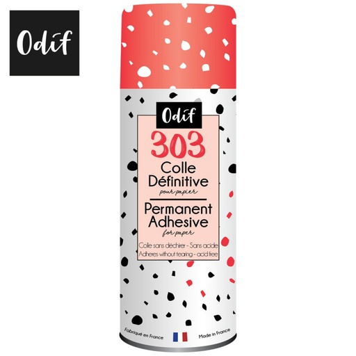 [89.120.303] Colle en spray permanent 250 ml Odif No 303