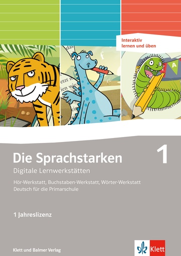 [59143] Die Sprachstarken 1, Digitale Lernwerkstätten 1 Jahreslizenz