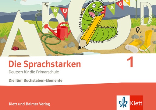 [59155] Die Sprachstarken 1, Stempelset mit 5 Buchstaben-Elementen