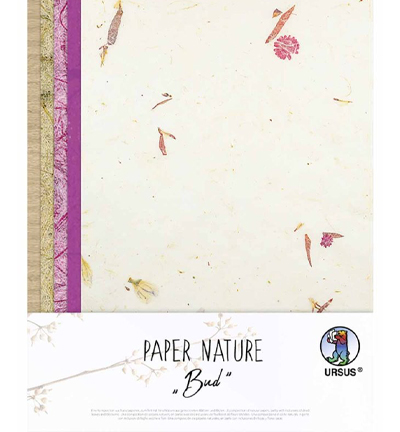 [94.844] Papier Nature "Bud"11 feuilles 23x 33cm