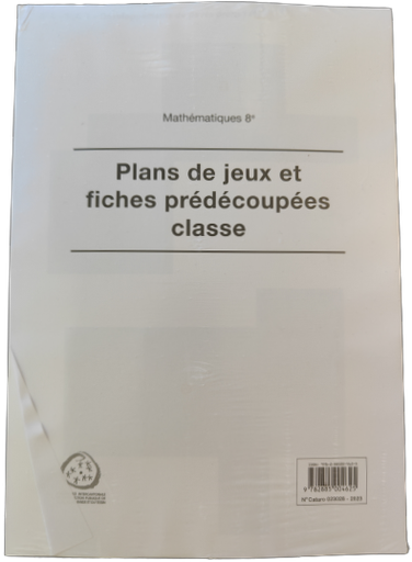 [12642] Mathématiques 8e, fiches cartonnées (prédécoupées) de classe (CATARO 23028) 