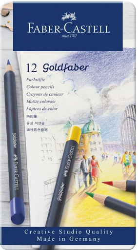 [91.498] Crayons de couleur aquarelle 12 couleurs Faber Castell