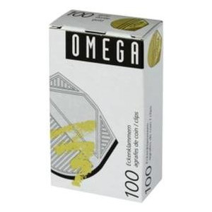 [68.118.1] OMEGA Eckklammern 100/22 gold 100 Stück