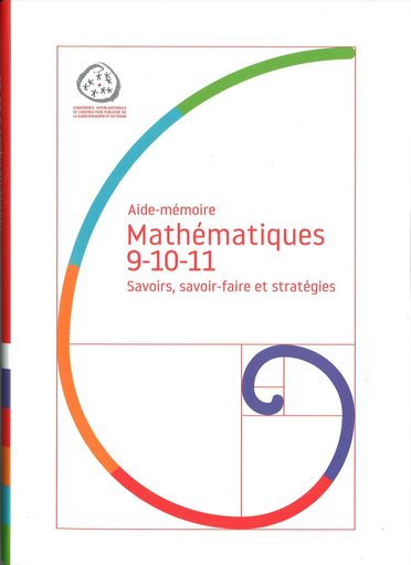 [12744] Mathématiques 9-11 Harmos, aide-mémoire Edition 2024 (CATARO 022860)