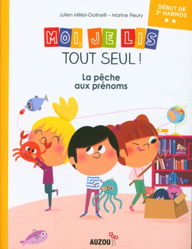 [11341] Moi je lis tout seul Pack de 3 albums "La pêche aux prénoms,dégustation à la maison Cailler et le chemin de l'école"