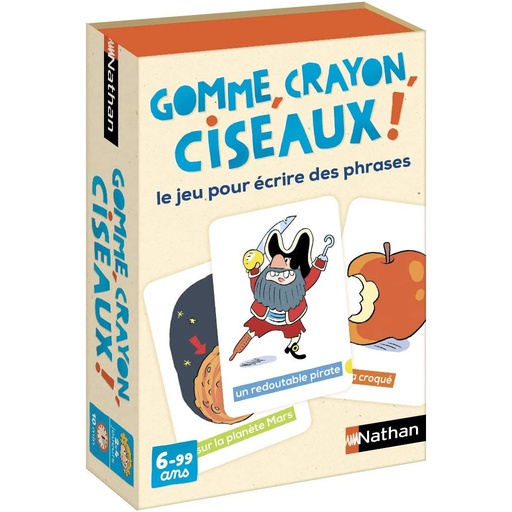 [90.447] Gomme, Crayon, Ciseaux