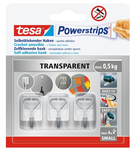 [68.488] Powerstrips® tesa 3 crochets avec fil amovible